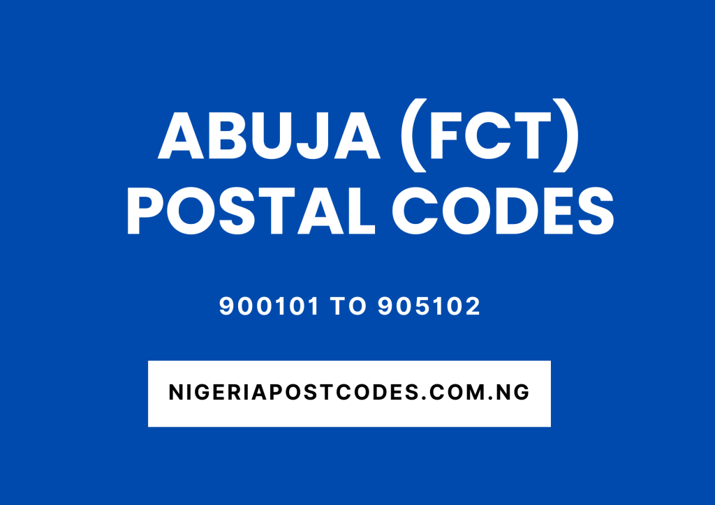 Abuja (FCT) Postal Codes