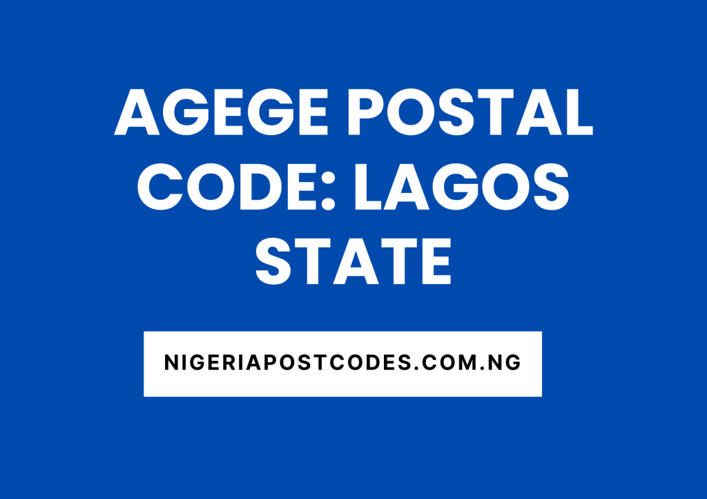 Agege Postal Code