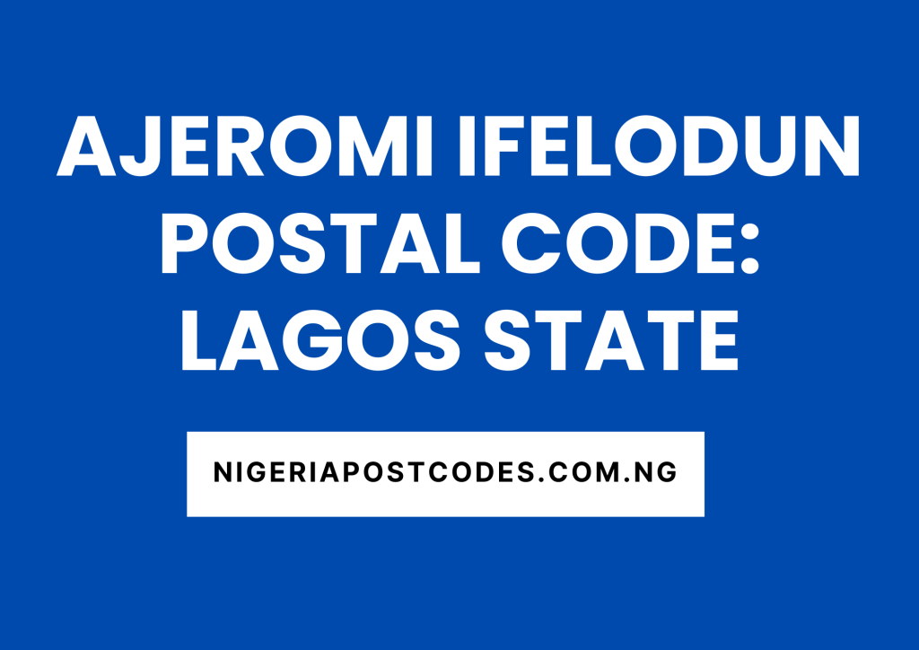 Ajeromi Ifelodun Postal Code