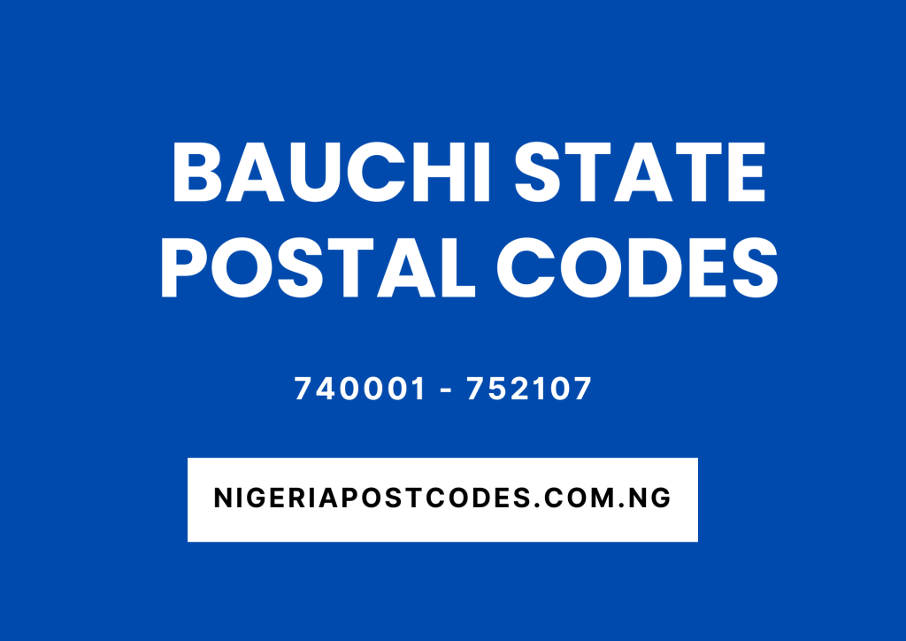Bauchi State Postal Codes