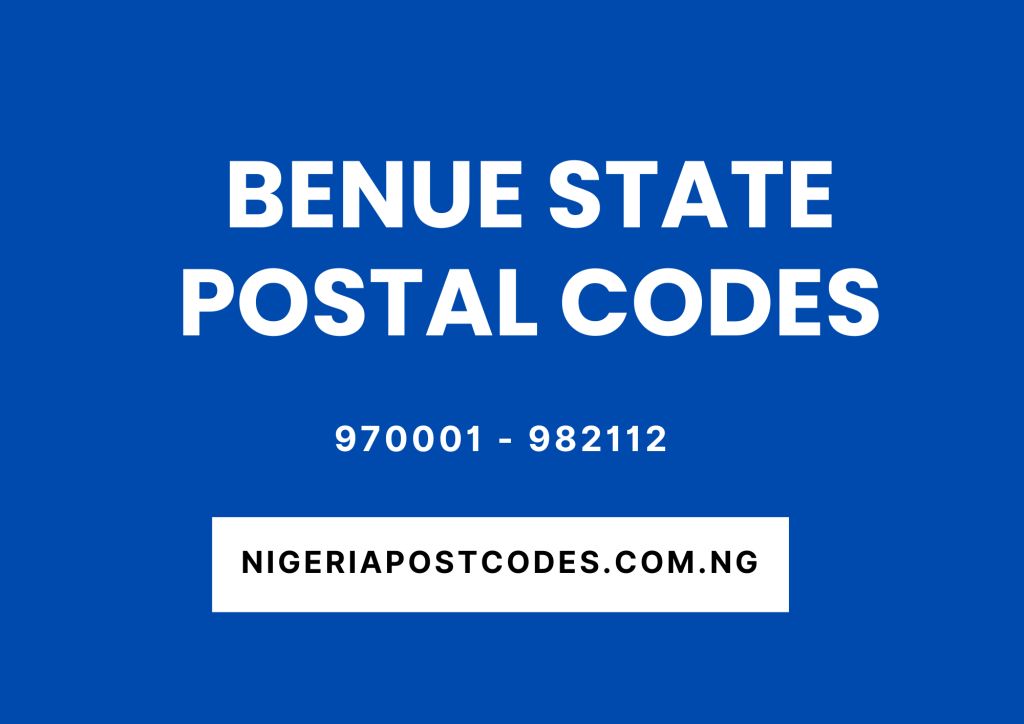 Benue State Postal Codes