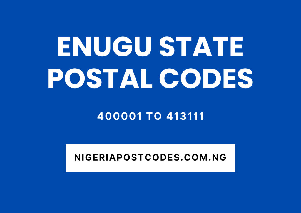 Enugu State Postal Codes