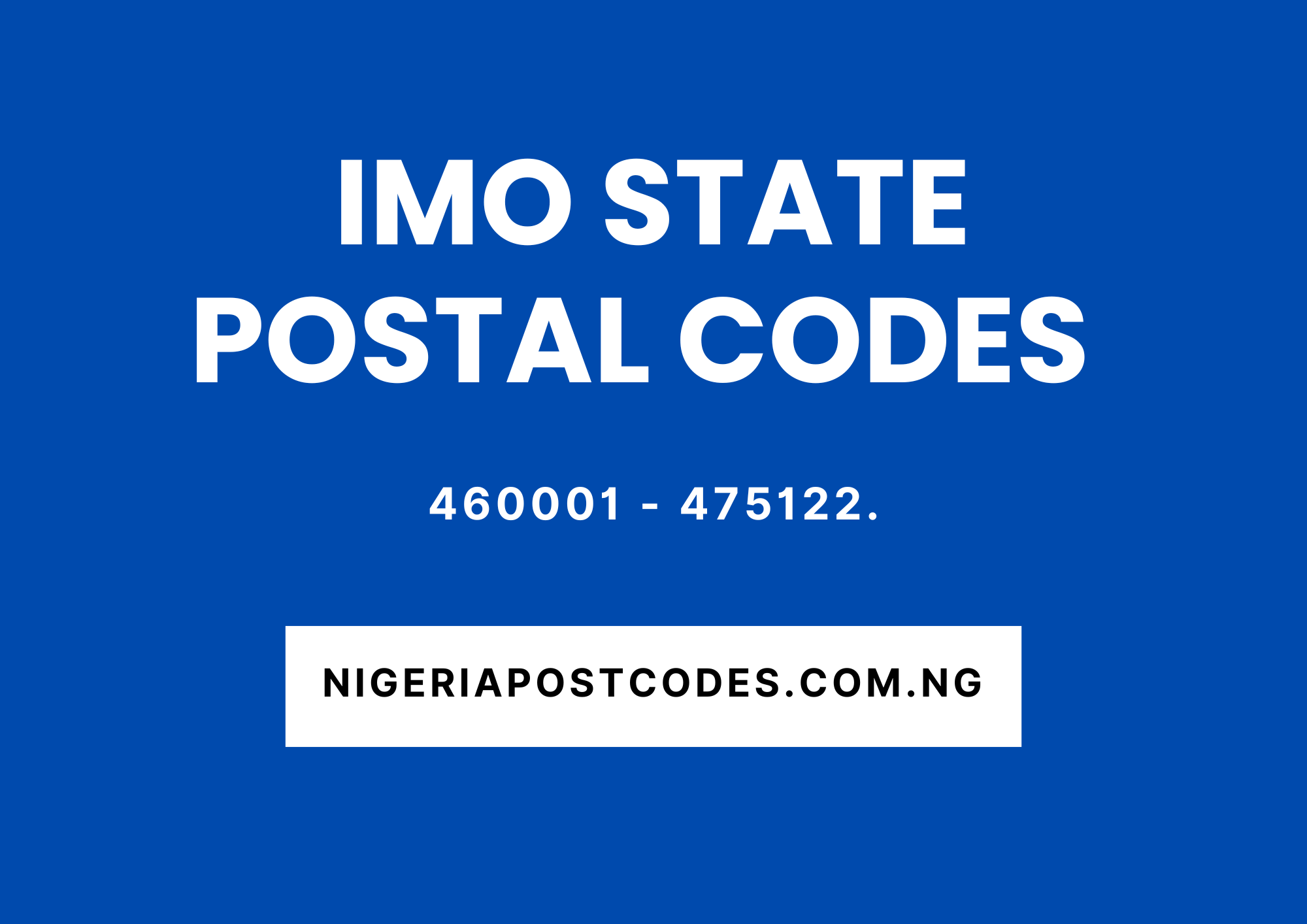 Imo State Postal Codes