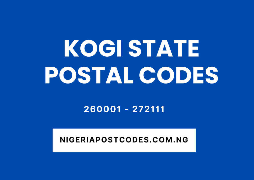 Kogi State Postal Codes