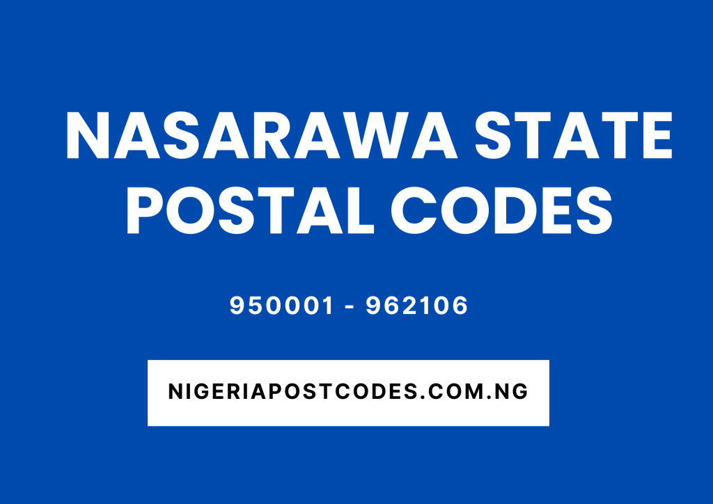 Nasarawa State Postal Codes