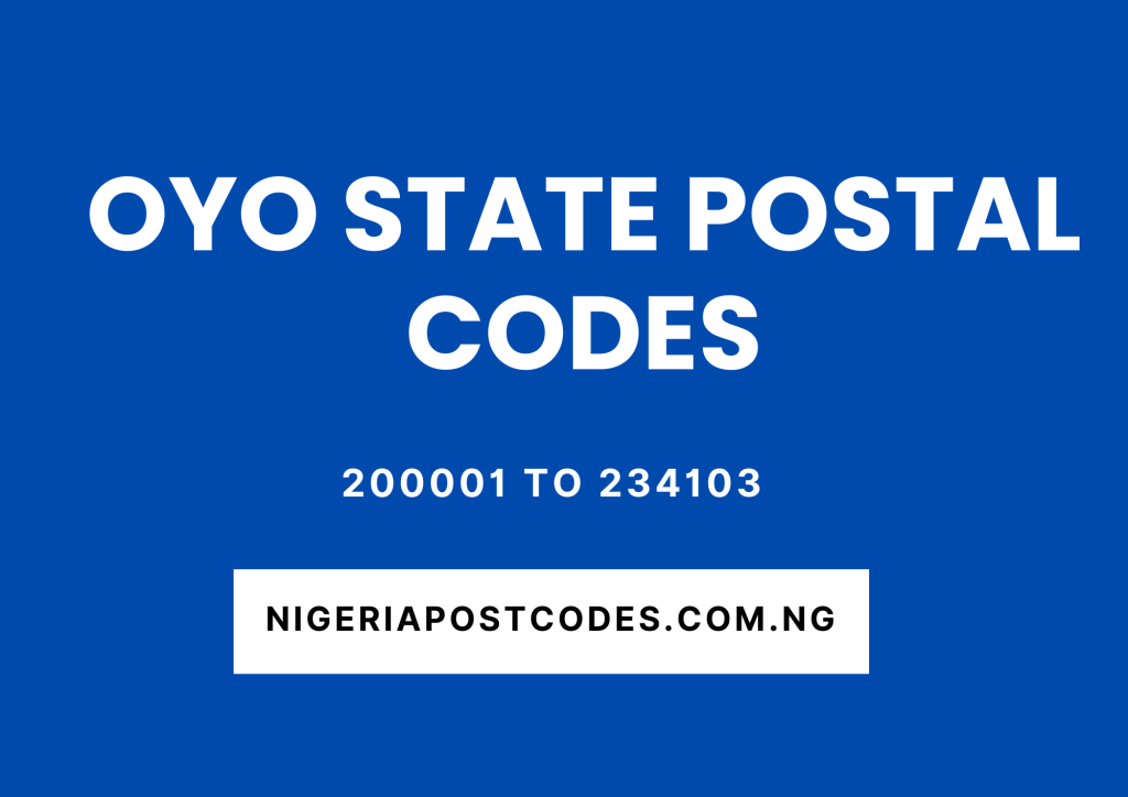 Oyo State Postal Codes