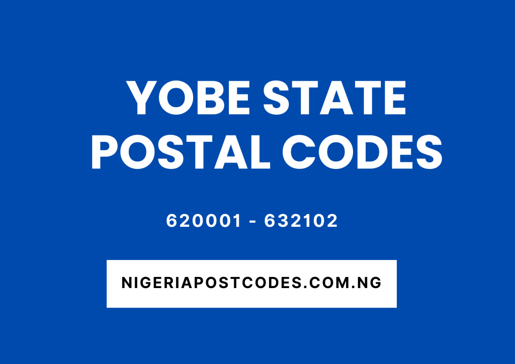 Yobe State Postal Codes
